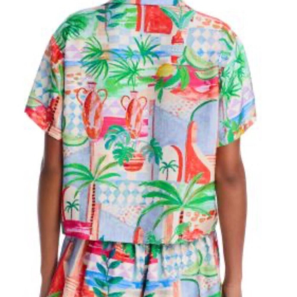 AQUA x White Lotus Tropical Print Short Set – XL - Picture 2 of 5